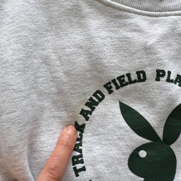Playboy x Missguided Cropped Boxy Sweatshirt - Picture 2 of 6